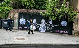 &bdquo;Keulė Rūkė&ldquo; politiniame grafityje &bdquo;valstiečiai&ldquo; lyginami su teroristais