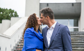 Žilvino &Scaron;ilgalio ir Kristinos Kir&scaron;ytės vestuvės Vilniuje