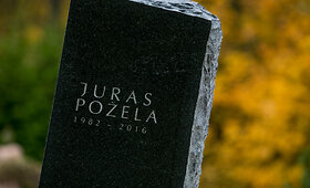 Antakalnio kapinėse paminėtos Juro Poželos mirties metinės