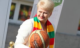 Dalia Grybauskaitė akcijoje &bdquo;Varom už Lietuvą&ldquo;