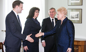 Prezidentė susitiko su Seimo valdyba