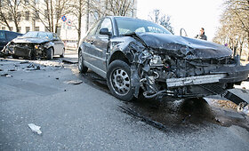 Per avariją A.Go&scaron;tauto gatvėje Vilniuje nukentėjo moteris