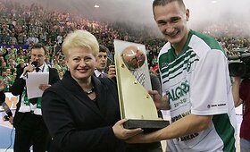 &bdquo;Žalgirio&ldquo; krep&scaron;ininkų triumfas, i&scaron;kovojus LKL auksą