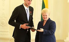 Pasaulio 19-mečių čempionai pagerbti Prezidentūroje
