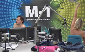 Skaiva Jasevičiūtė ir Gintas Vaičikauskas radijo studijoje i&scaron;sirengė nuogai