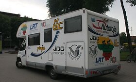 Žygio aplink Lietuvą duetas leidosi į kelionę