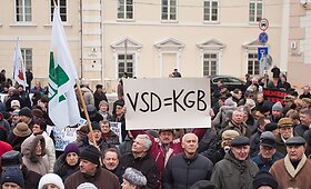 Pilietinė akcija prie Prezidentūros