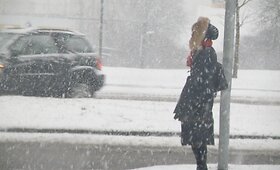 Sniego dosni balandžio mėnesio pradžia