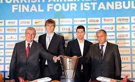 Eurolygos finalo ketverto spaudos konferencija Stambule