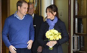 Besilaukianti hercogienė Catherine i&scaron;leista i&scaron; ligoninės