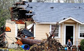 Tornadas Misisipėje suniokojo daugiau nei 200 pastatų