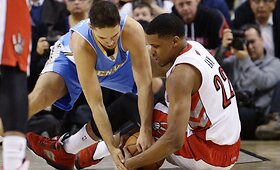 Denverio &bdquo;Nuggets&ldquo; krep&scaron;ininkai vieno ta&scaron;ko skirtumu pralaimėjo Toronto &bdquo;Raptors&ldquo; klubui