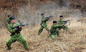 &Scaron;iaurės Korėja surengė karines pratybas