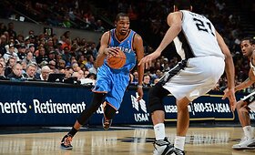 NBA: San Antonijaus &bdquo;Spurs&ldquo; &ndash; Oklahomos &bdquo;Thunder&ldquo;