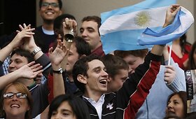 Argentina džiaugiasi i&scaron;rinktu naujuoju popiežiumi
