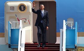 JAV prezidentas Barackas Obama atvyko į Izraelį