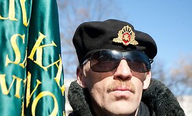 Vilniuje mitingas prie&scaron; nevalstybinės kalbos naudojimą