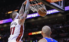 Niujorko &bdquo;Knicks&ldquo; krep&scaron;ininkai nugalėjo Majamio &bdquo;Heat&ldquo; klubą