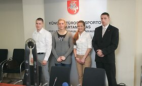 Pasaulio karatė čempionato spaudos konferencija
