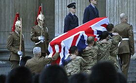 Londone buvo surengta Margaret Thatcher laidotuvių repeticija