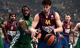 &bdquo;Barcelona&ldquo; įveikė &bdquo;Panathinaikos&ldquo; krep&scaron;ininkus ir i&scaron;lygino serijos rezultatą