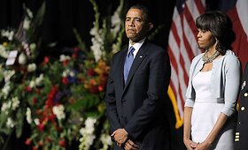 JAV prezidentas Barackas Obama pagerbė pražūtingo sprogimo Teksase aukas