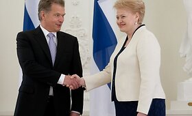Valstybinio vizito į Lietuvą atvyko Suomijos prezidentas Sauli Niinisto