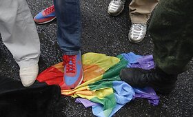 Rusijos parlamentas ruo&scaron;iasi priimti &bdquo;gėjų propagandos&ldquo; draudimą