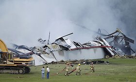 Sprogimai Kanados fejerverkų fabrike pareikalavo mažiausiai dvejų gyvybių 