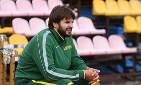 Palangoje treniruotes pradėjo kandidatai į Lietuvos vyrų krep&scaron;inio rinktinę 