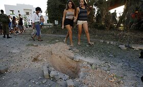 &Scaron;iaurinę Izraelio dalį sudrebino i&scaron; Libano paleistos raketos