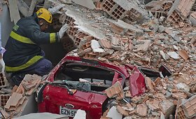 Brazilijoje sugriuvus pastatui žuvo mažiausiai &scaron;e&scaron;i žmonės