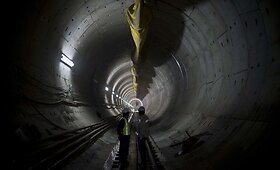 Septynių metrų skersmens ir 62 km ilgio drenažo tunelis Meksikoje