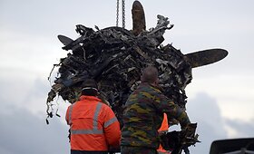 Belgijoje nukrito lėktuvas su 10 para&scaron;iutininkų