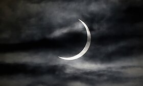 Afrikoje buvo matomas visi&scaron;kas Saulės užtemimas