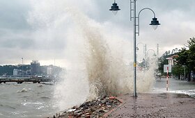 Taifūnas Haiyan pasiekė &Scaron;iaurės Vietnamą
