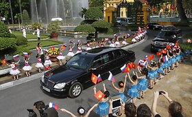 Rusijos prezidentas Vladimiras putinas atvyko vizito į Vietnamą