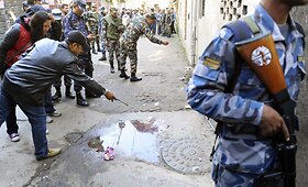 Nepalo sostinėje rinkimų per bombos sprogimą sužeisti trys žmonės