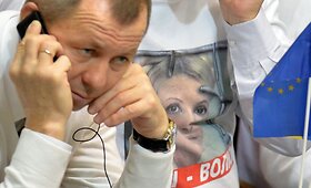 Ukrainos parlamentas atmetė įstatymą dėl galimybės Julijai Tymo&scaron;enko gydytis užsienyje