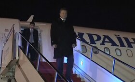 Ukrainos prezidentas Viktoras Janukovyčius atvyko į Kiniją