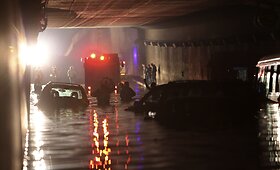 Beirute stipri liūtis apsėme tunelius, sukėlė transporto spūstis 