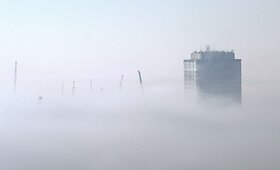 Londoną apgaubė tir&scaron;tas rūkas