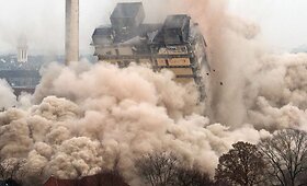 Frankfurte susprogdintas 116 metrų auk&scaron;čio dangoraižis