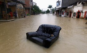 Kinijoje per potvynius Hunano ir Guangdongo provincijose žuvo mažiausiai septyni žmonės