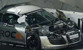 Heikki Kovalainenas sudaužė automobilį &bdquo;Audi R8&ldquo;