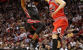 Majamio &bdquo;Heat&ldquo; ir Čikagos &bdquo;Bulls&ldquo; susitikimo akimirkos