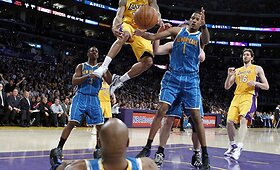 Los Andželo &bdquo;Lakers&ldquo; krep&scaron;ininkai i&scaron;lygino ketvirtfinalio serijos rezultatą