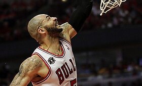 Čikagos &bdquo;Bulls&ldquo; ir Atlantos &bdquo;Hawks&ldquo; rungtynių akimirkos