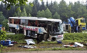 Slovėnijoje avariją patyrė moksleivius vežęs autobusas i&scaron; Vokietijos