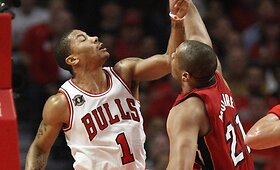 Čikagos &bdquo;Bulls&ldquo; ir Majamio &bdquo;Heat&ldquo; rungtynių akimirkos